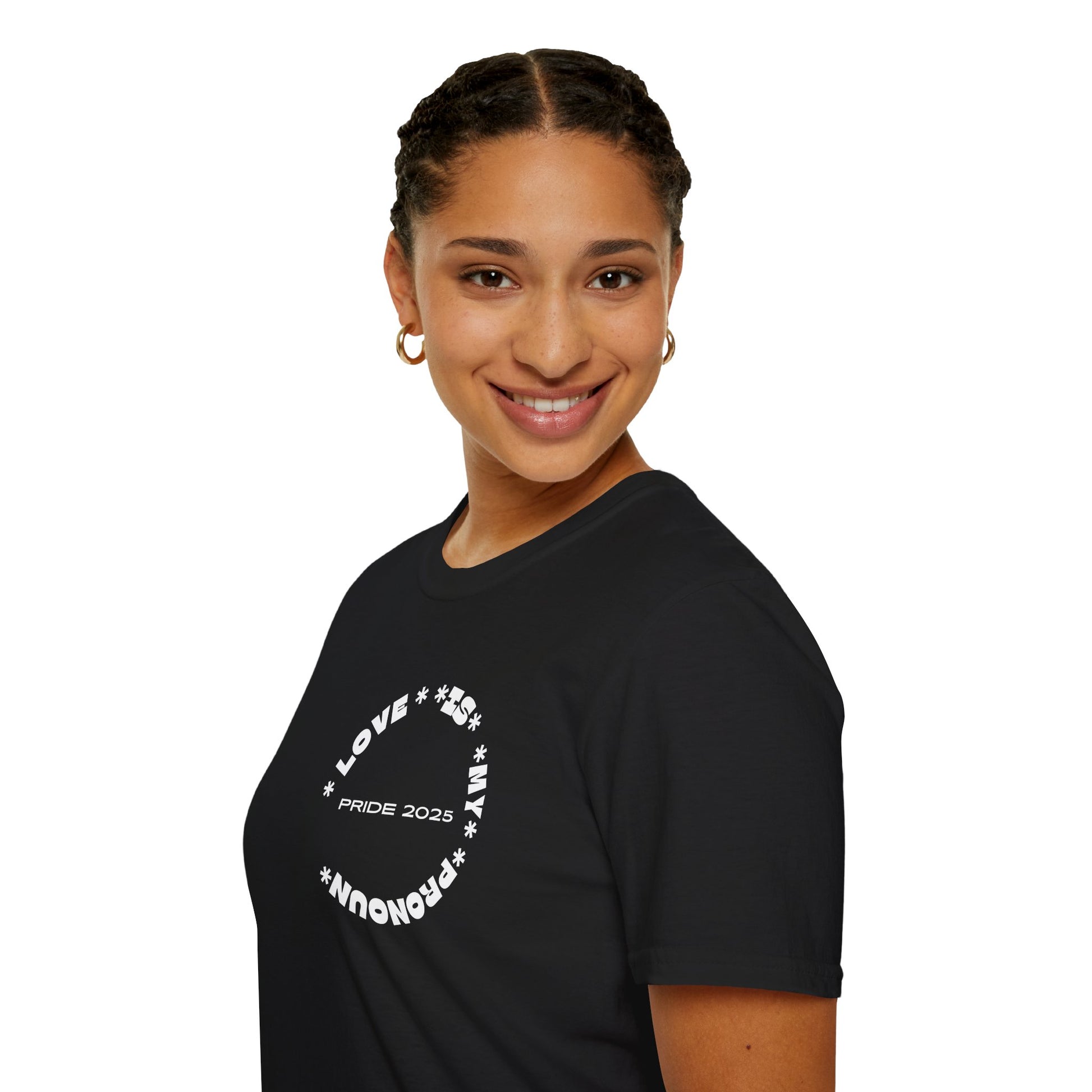 Love is My Pronoun Pocket Logo T-shirt