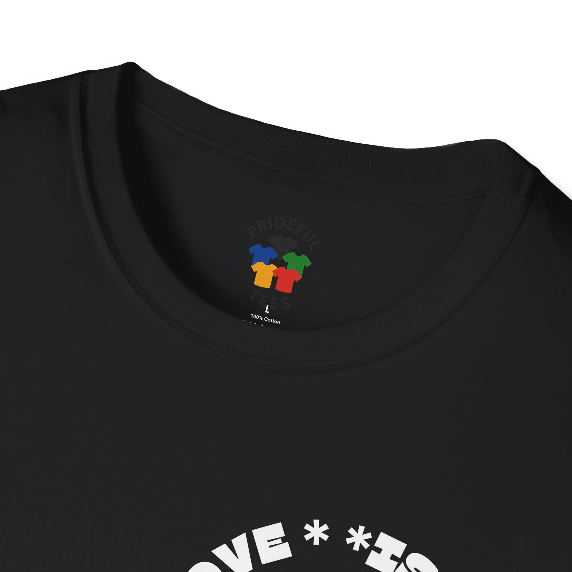 Love is My Pronoun Pocket Logo T-shirt