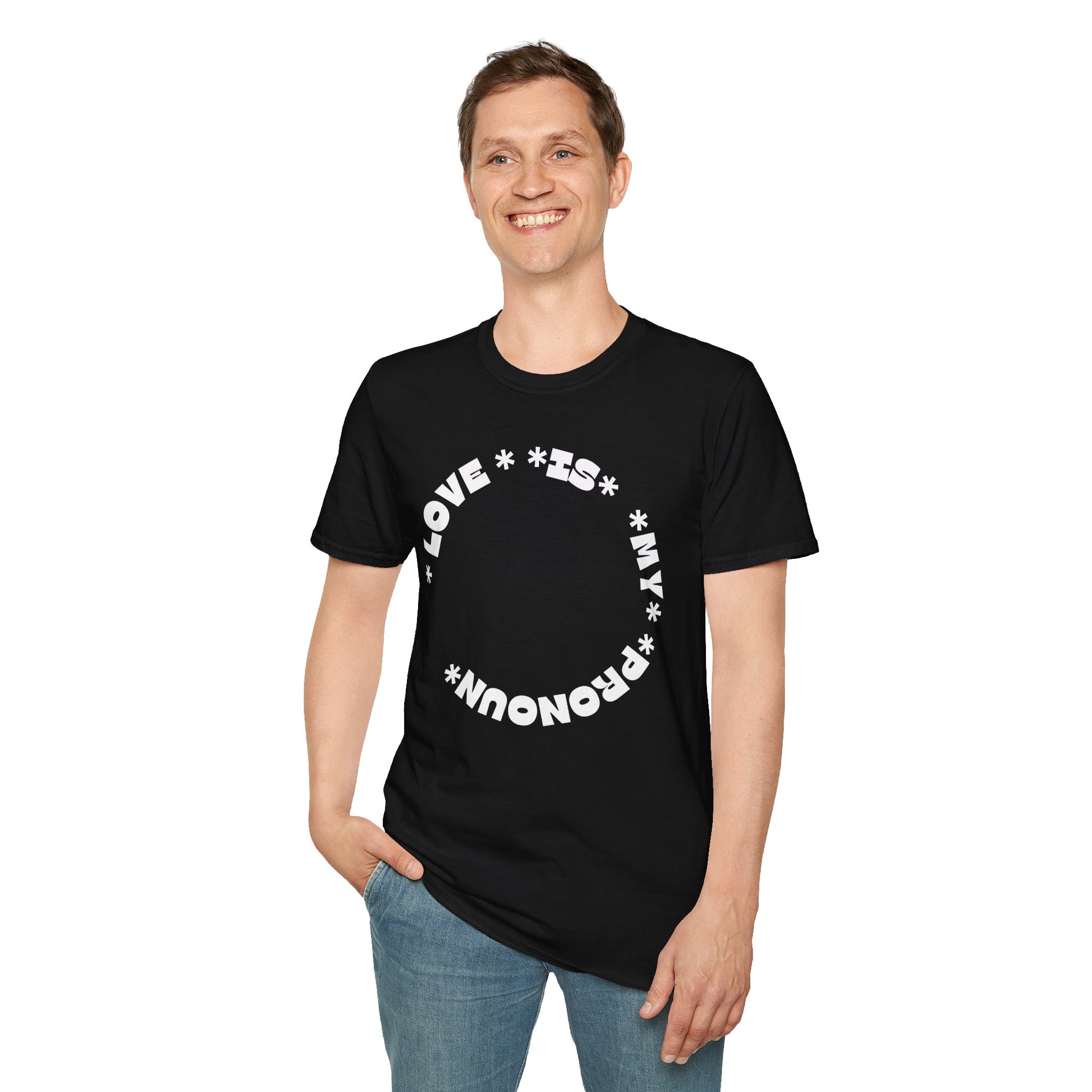 Love Is My Pronoun Circle T-shirt
