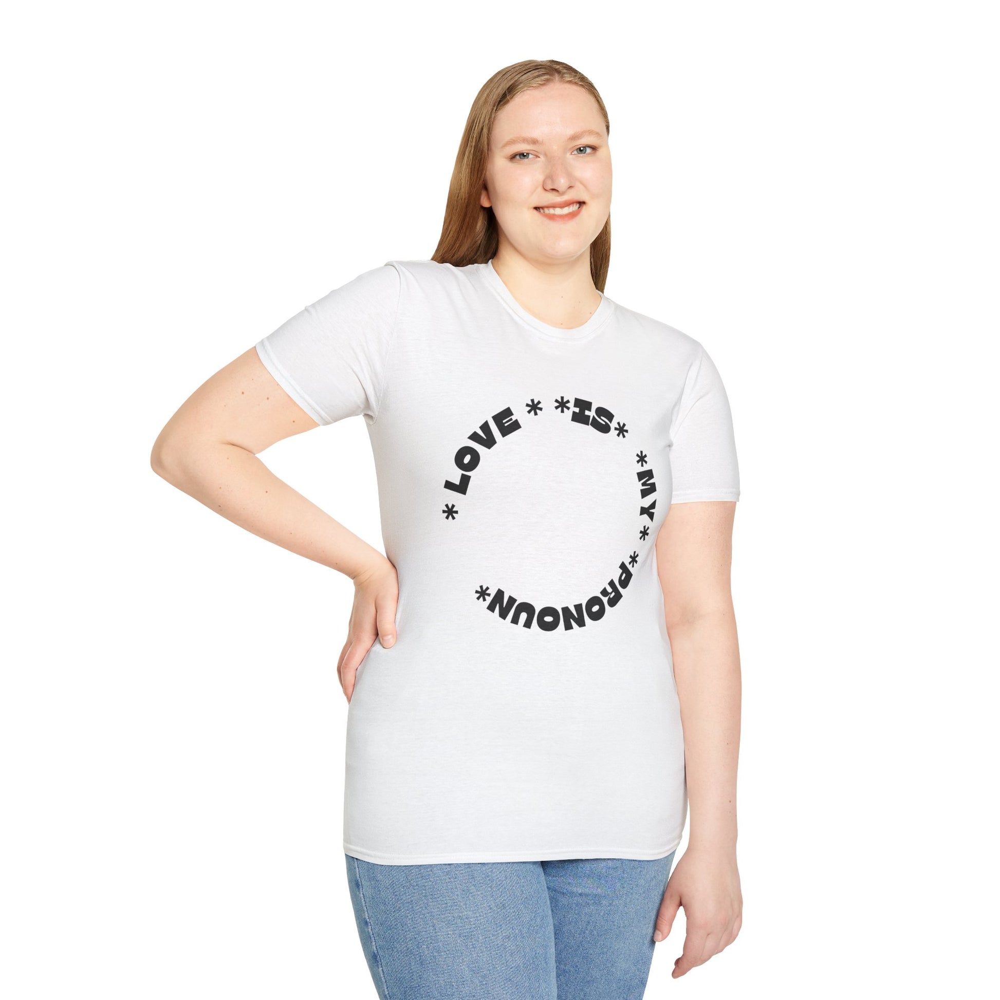Love Is My Pronoun Circle T-shirt