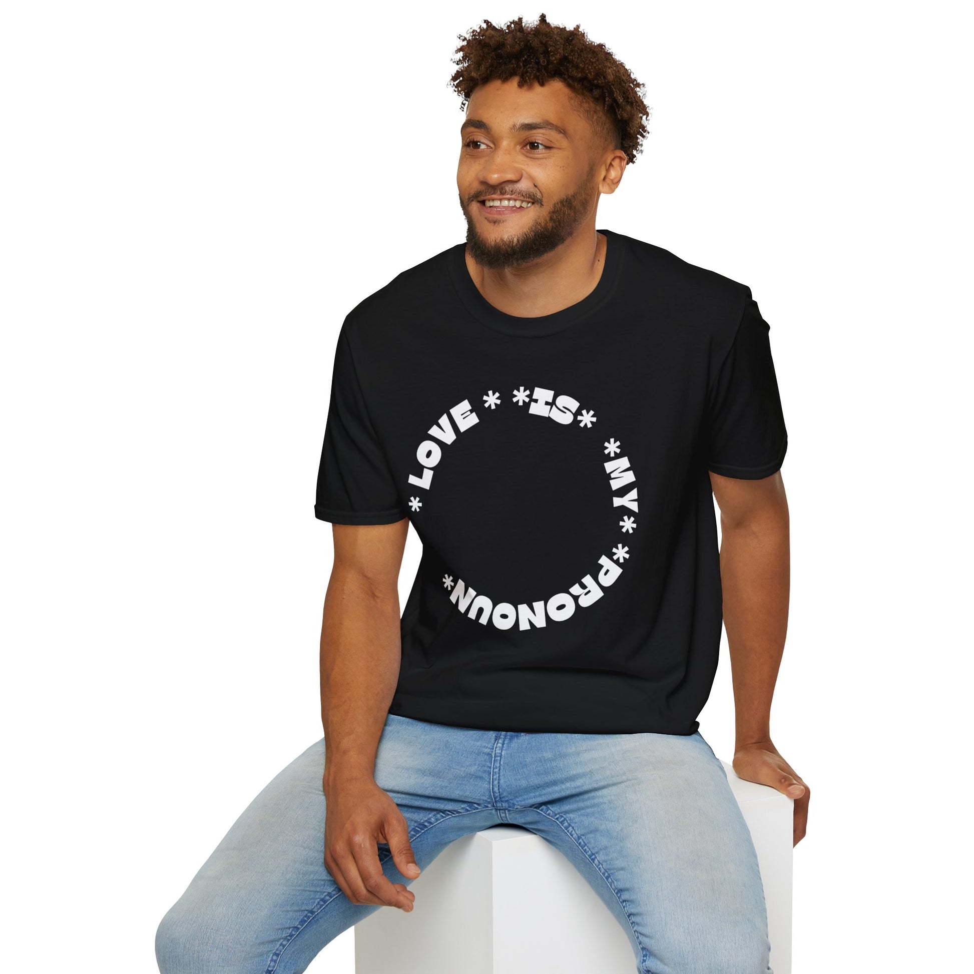 Love Is My Pronoun Circle T-shirt
