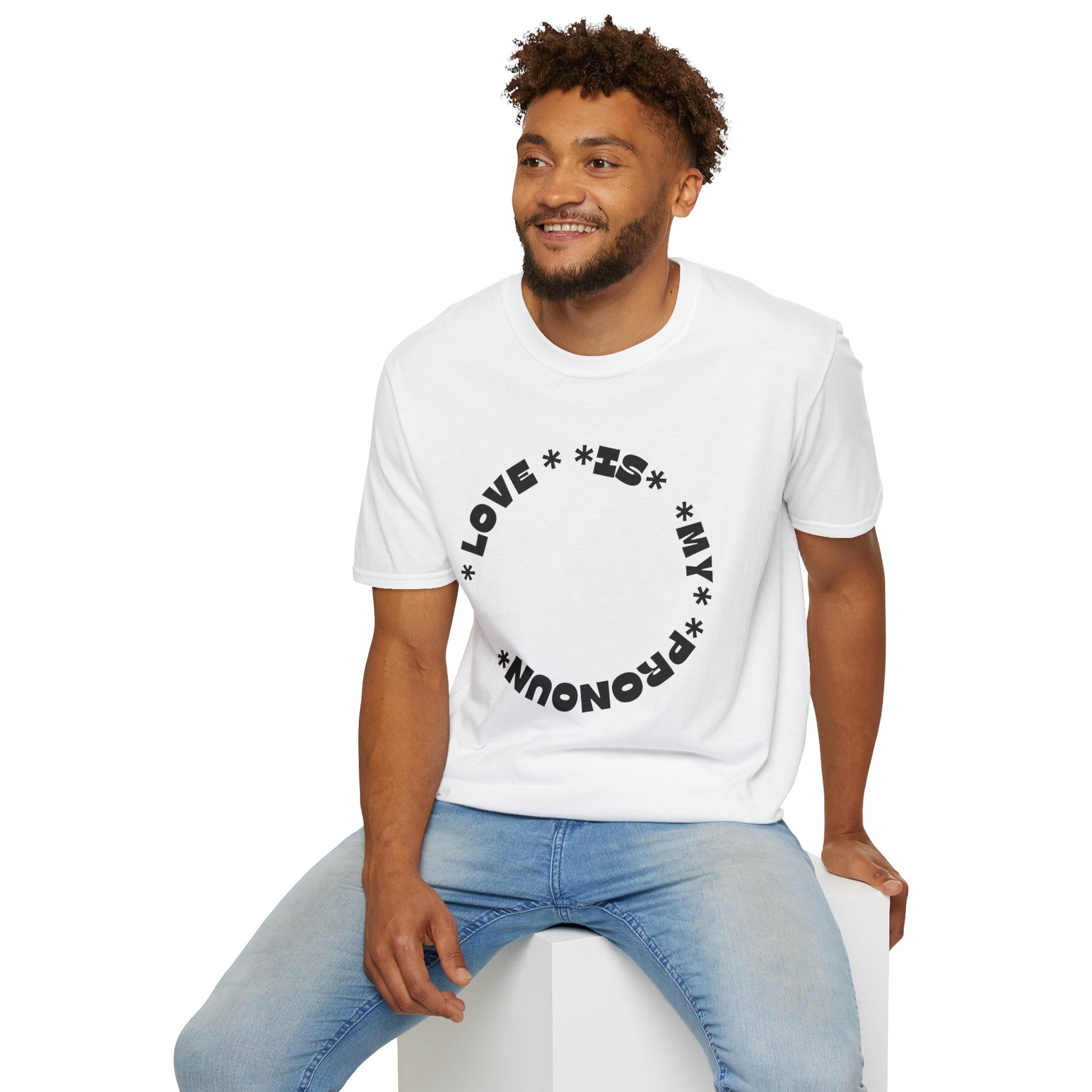 Love Is My Pronoun Circle T-shirt