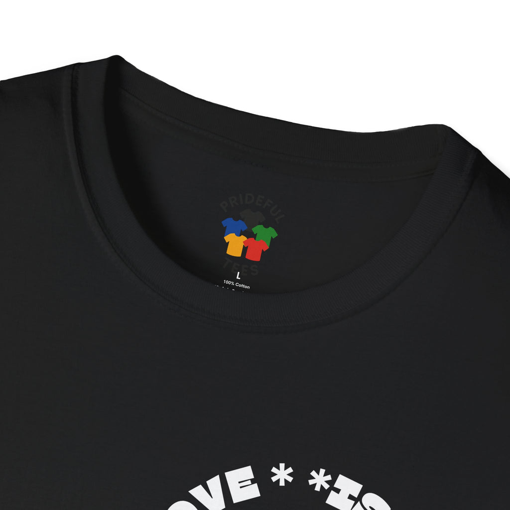 Love is My Pronoun Pocket Logo T-shirt