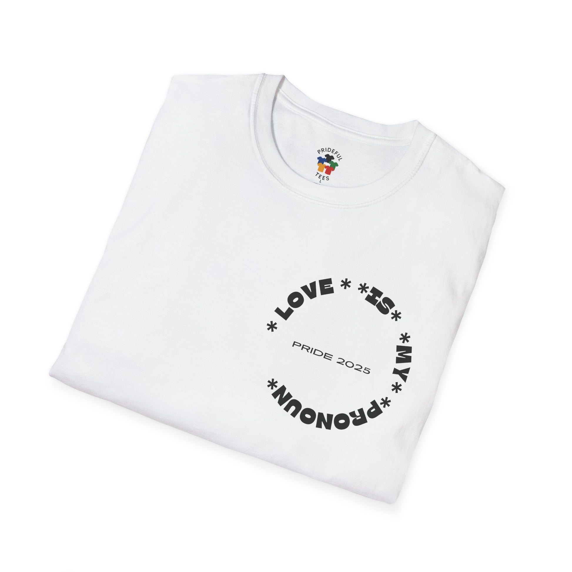Love Is My Pronoun Pocket Logo T-shirt